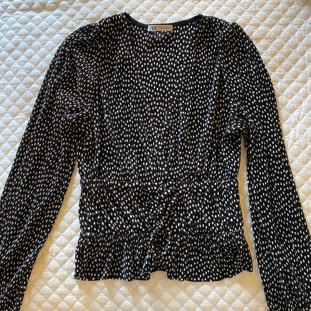 ZARA Polka Dot Blouse